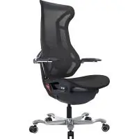 Эргономичное кресло Atom Black (ткань черная)