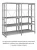 Стеллаж для одежды ТСУ 1/3 (2000х1060х600) УП