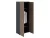 Офисный шкаф NW 2080L гардеробный закрытый темный орех/антрацит Офисный шкаф NW 2080L гардеробный закрытый темный орех/антрацит